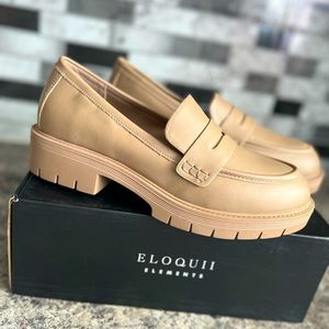 Eloquii Elements Women's Sahara Lug Sole Slip On Chunky Loafers size9.5